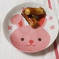 えりりんちゃん♡'s cooksnap of when they made チーズ竹輪の甘辛焼き.