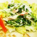 ♡礼♡'s cooksnap of when they made あと一品！水菜とカニカマのマヨポンサラダ.