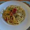 melmarilyn's cooksnap of when they made 冷蔵庫にあるもので✿あっさり梅パスタ。.