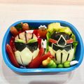 さなマミー's cooksnap of when they made ジュウオウザワールド☆キャラ弁.