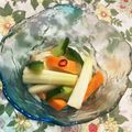 なつき☆ミ's cooksnap of when they made 簡単胡瓜☆大根☆ニンジンのピリ辛甘酢漬け.