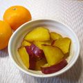 runa10's cooksnap of when they made さつまいものみかん煮☆作り置きお弁当に☆.