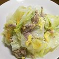 クックNIZJZ6☆'s cooksnap of when they made ひき肉卵とキャベツ蒸し♪.