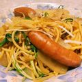 いちごちょこ0415's cooksnap of when they made 麺つゆで！シャウときのこのパパッとパスタ.