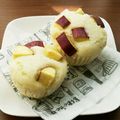 ogatomon's cooksnap of when they made もちもちヨーグルト蒸しパン.