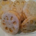 ヒナヒサキママ's cooksnap of when they made ◉レンコンの鶏ひき肉はさみ揚げ.