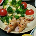 ウッピィ's cooksnap of when they made クリスマスに、サンタ、雪だるま、トナカイ.