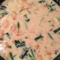 blumen☆'s cooksnap of when they made 味噌と豆乳で作る鮭ときのこの和風シチュー.