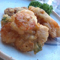 oBsession's cooksnap of when they made エビれんこんの、サクもちかき揚げ♪.