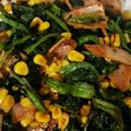 チップす's cooksnap of when they made 簡単★ほうれん草とベーコンのバター麺つゆ.