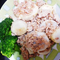 クックWHHCDU☆'s cooksnap of when they made 豚ひき肉と里芋の旨炒め.