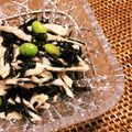 ぽんた番長's cooksnap of when they made 梅肉と枝豆ひじきの和風サラダ.