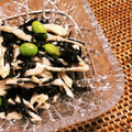 ぽんた番長's cooksnap of when they made 梅肉と枝豆ひじきの和風サラダ.