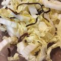Hanachan13's cooksnap of when they made 簡単一品☆白菜の塩昆布胡麻サラダ.