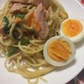 maasan☆'s cooksnap of when they made 魚肉ソーセージと白菜のクリームパスタ.