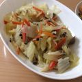 ともぱんたから's cooksnap of when they made シャキシャキ!!キャベツ&きのこのお浸し.
