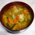じいちゃんのにんじん's cooksnap of when they made すいとんとカボチャのお味噌汁.