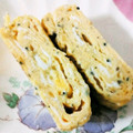 霧夏霧's cooksnap of when they made きな粉とすりごまの玉子焼き♡.