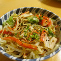 もんしゅしゅ's cooksnap of when they made 簡単ヘルシー♡えのきともやしのポン酢和え.