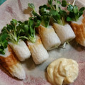 いしまいﾁｬﾝ's cooksnap of when they made ちくわのかいわれ詰め.