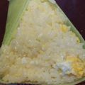 あゆたっくん's cooksnap of when they made 絶賛☆卵焼きおにぎり！朝レンジで簡単.