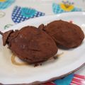 ジョンリークッカー's cooksnap of when they made *干し柿の生チョコ小豆トリュフ*.