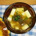 エルとキク's cooksnap of when they made 豆腐とえのきととろろ昆布のお吸い物.