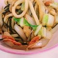 クックPH1H45☆'s cooksnap of when they made ランチに＊塩こんぶ＊バター焼きうどん.
