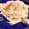 えびちり♡'s cooksnap of when they made 超簡単♪塩辛のクリームパスタ.