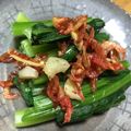 micchily's cooksnap of when they made チンゲン菜炒め.