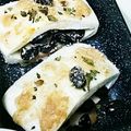 ユーロン's cooksnap of when they made はんぺんと黒豆の＊パン粉焼き＊.