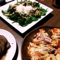 pochico113's cooksnap of when they made きのことほうれん草の温玉シーザーサラダ♪.