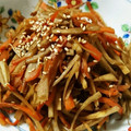プルプルプルメリア's cooksnap of when they made 簡単おいしい常備菜♡基本のきんぴらごぼう.