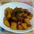 見習い主婦haru's cooksnap of when they made 鶏肉とじゃがいものニンニクバター醤油炒め.