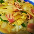 ふーち＠あやこ's cooksnap of when they made 白菜とベーコンのバターぽん酢炒め.