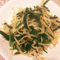 mochakko's cooksnap of when they made ねぎ塩ダレでもやし炒め.