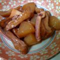 まんまるこころ's cooksnap of when they made 定番！味がしみ～た大根といかの煮物.