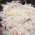 クックルンルンルン☆'s cooksnap of when they made 大根と蟹缶のサラダ.