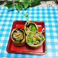 めみたん☆'s cooksnap of when they made お弁当やおつまみに♡お揚げの野菜巻き.