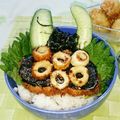 ﾁｲﾁｬﾝﾏﾏ's cooksnap of when they made 大河ドラマ真田丸！六文銭兜どんぶり～！！.