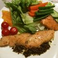 ogamonja's cooksnap of when they made サーモンのムニエル〜ハーブの香りで.