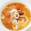 mykym's cooksnap of when they made ほっかほか☆残りもので「粕汁うどん」.