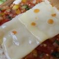 NAGANO久留米's cooksnap of when they made タバスコとチーズの水玉トースト♪.