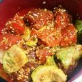 みかいちっ's cooksnap of when they made 一人暮らしのランチ簡単マグロユッケ丼.