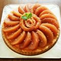 nanochin's cooksnap of when they made りんごのコンポートのチーズタルト.
