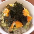 CHERRYSAKURA's cooksnap of when they made 絶賛！☆アボカド鮭フレーク丼☆.