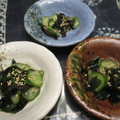 ジョングレ's cooksnap of when they made きゅうりの黒酢和え.
