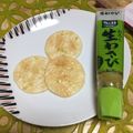 ｱｯﾌﾟﾙｸｯｷｰ's cooksnap of when they made 薄焼きせんべいにはわさび.