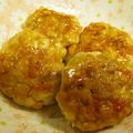 由芽15's cooksnap of when they made 紅生姜つくね.