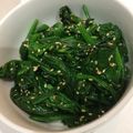 アオうさほっぺ's cooksnap of when they made ごま油香る〜ほうれん草のごま和え.